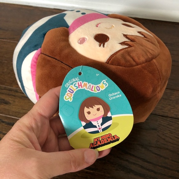 *NWT* Squishmallows x My Hero Academia Ochaco Uraraka 8” Soft Plush Toy - Picture 4 of 9